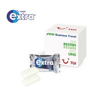 Werbewürfel  Wrigleys Extra Professional mit Logo
