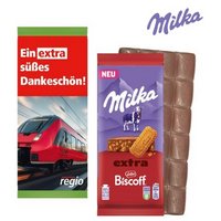 Milka Schokoladentafel Extra 190g mit Logo