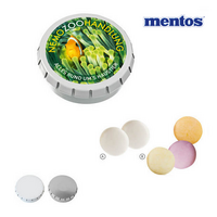 SUPER-MINI-Drück-mich-Dose Mentos mit Logo