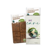 Die Gute Schokolade Vollmilch im Werbeschuber