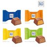 Füllvarianten 3D Präsent Container  Ritter SPORT Schokowürfel mit Logo