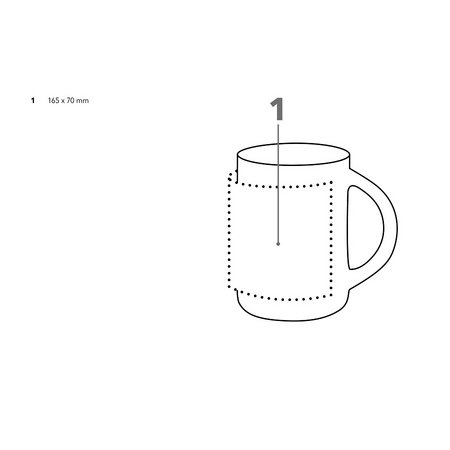 senator® Cult Tasse mit Druckfläche