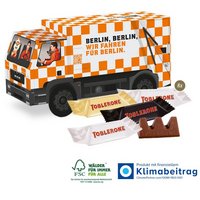 3D Präsent LKW Toblerone Minis mit Logo