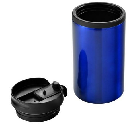 Blauer Mojave Isolierbecher 250ml mit Logo