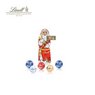 Füllung 3D Präsent Container Lindt Minis und Nikolaus mit Logo