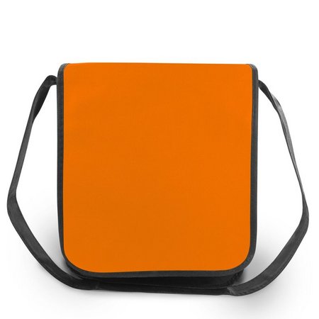 PP-Schultergurttasche Dublin orange 30 x 37 x 9 cm mit eigenem Logo