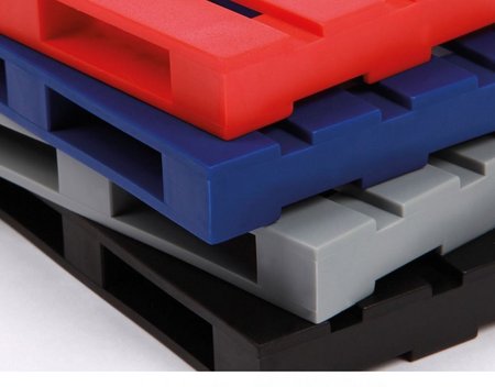 Palettenblock Euro-K 12 x 8 x 6 cm mit Kunststoffpalette als Werbegeschenk