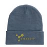 Sage blue Impact Polylana® Beanie mit AWARE™ Tracer mit Logo