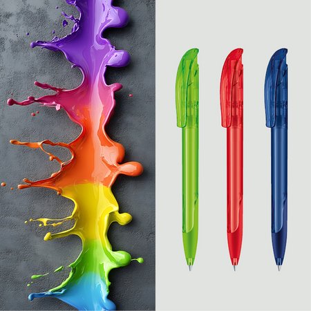 Senator Kugelschreiber Challenger Clear SG als Werbegeschenk