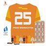 Täfelchen Adventskalender Trikot ECO Papierblister Sarotti mit Logo