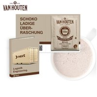 Kakao Drink in Werbe-Klappkarte mit Logo