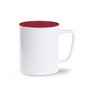 Keramikbecher Tommy Duo weiß/rot mit eigenem Logo
