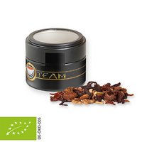 Bio Glühweingewürz fein ca. 30g Metalldose Mini mit Sichtfenster schwarz mit Logo