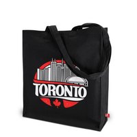 Tasche TORONTO 38 x 42 x 10 cm Canvas mit Boden- und Seitenfalte sowie langen Henkeln mit eigener Werbung