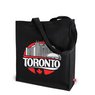 Tasche TORONTO 38 x 42 x 10 cm Canvas mit Boden- und Seitenfalte sowie langen Henkeln mit eigener Werbung