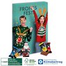 Adventskalender Lindt HELLO Mini Stick Mix mit Santa  Inlay aus Papierfaser