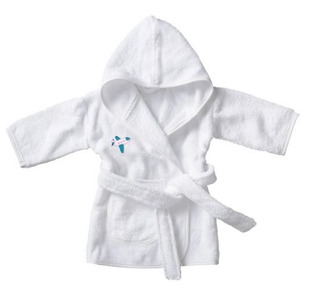 Baby Bademantel mit Logo