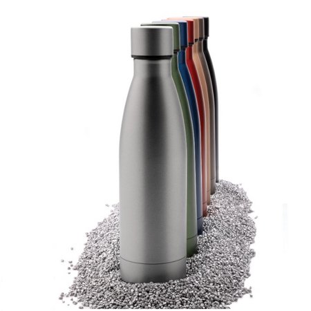 Farbvarianten RCS recycelte Stainless Steel Solid Vakuum-Flasche 500m