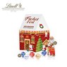 3D Präsent Haus Lindt Minis Lindt Weihnachtsmann mit Logo