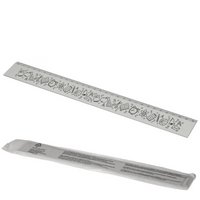 Lineal metall 30 cm mit Logo