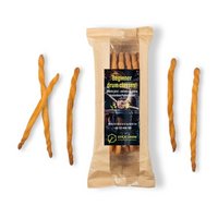 Grissini Rubatà Pizza in Papiertüte mit Etikett bedruckt mit Logo