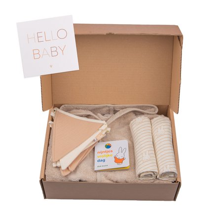 Miffy Geburtsgeschenkset L bedruckt mit Logo
