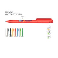 Senator Kugelschreiber Trento Matt Recycled bedruckt mit Logo