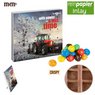 Mini-Adventskalender M&M’S Crispy mit Werbung