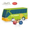 3D Präsent Bus mit Lindt Lindor Pralinés mit Logo