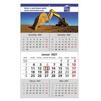 5 Monatskalender Smart Five bedruckt mit Logo