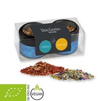 Grobe Gewürzmischung im 2er-Set mit Logo schwarz