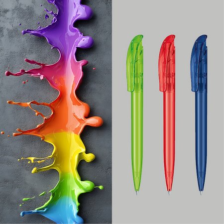 Senator Kugelschreiber Challenger Clear als Werbegeschenk