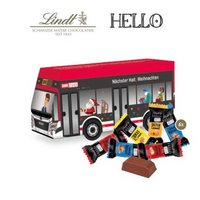 3D Präsent Bus Lindt Hello Minis mit Logo