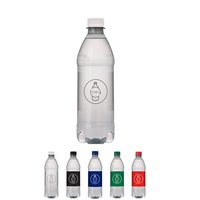 Quellwasser Natur mit Drehverschluß 500 ml transparent bedruckt  mit Logo