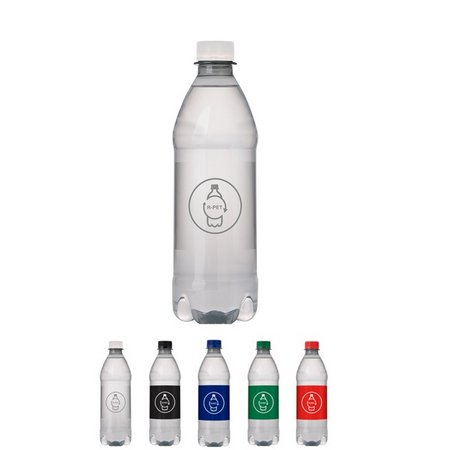 Quellwasser Natur mit Drehverschluß 500 ml transparent bedruckt  mit Logo