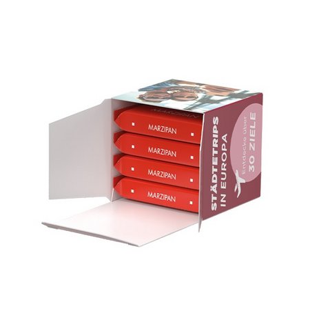 Werbewürfel Ritter SPORT Mini Schokolade mit eigenem Logo