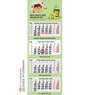 4-Monatskalender Quadro Light 4 Bestseller mit Logo