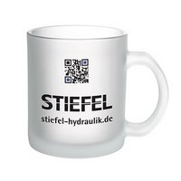 Glastasse Snow Queen mit eigenem Logo bedrucken