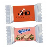 Manner Mini im Werbeschuber mit Logo