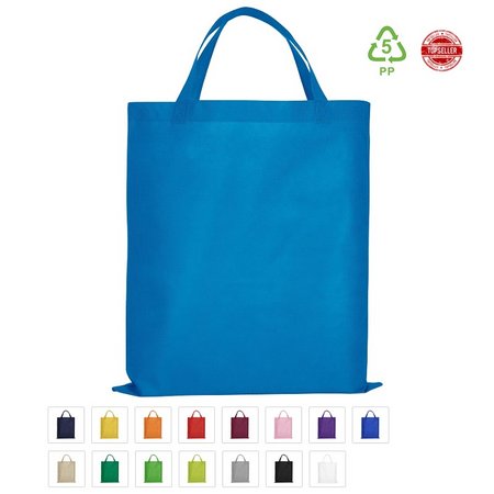 PP-Tasche CLASSIC 38 x 42 cm mit zwei kurzen Henkeln 35 cm mit Logo