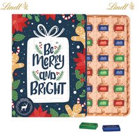 Marken Wand Adventskalender Eco Papierblister Lindt mit Logo