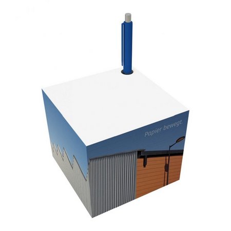 Notizwürfel Master 10 x 10 x 8 cm als Werbegeschenk