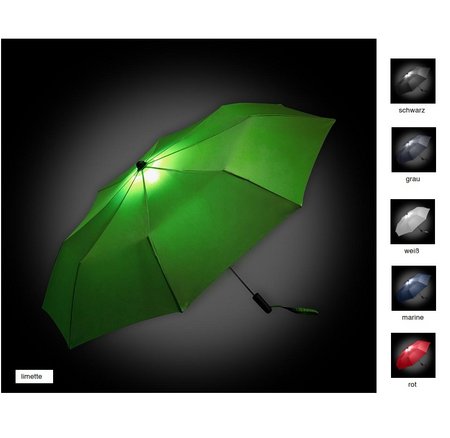 Oversize-Taschenschirm FARE® Skylight® bedruckt mit Logo