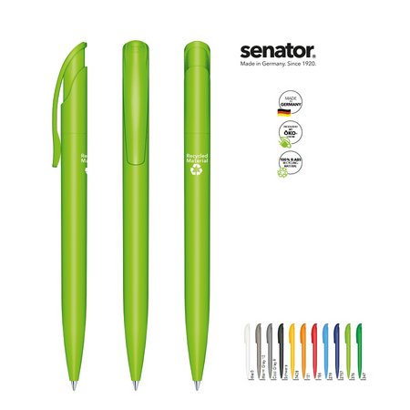 Senator Kugelschreiber Challenger Matt Recycled bedruckt mit Logo