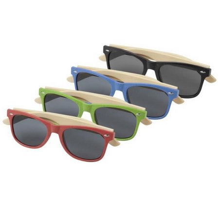 Sun Ray Bambus Sonnenbrille mit Logo