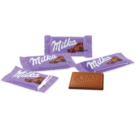 Tisch-Adventskalender Organic Füllung mit Milka Schokolade mit eigenem Logo