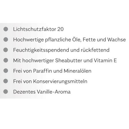 Eigenschaften Lippenpflegestift 