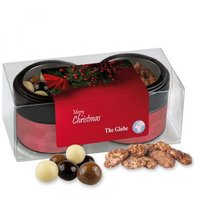 Knusper Weihnachtsset mit feuergebrannten Mandeln ca. 105g mit Logo
