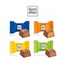 Füllvarianten 3D Präsent Haus mit Ritter SPORT Schokowürfel mit Logo