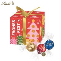 Präsent Feine Bescherung mit Lindor Pralinés mit Logo
